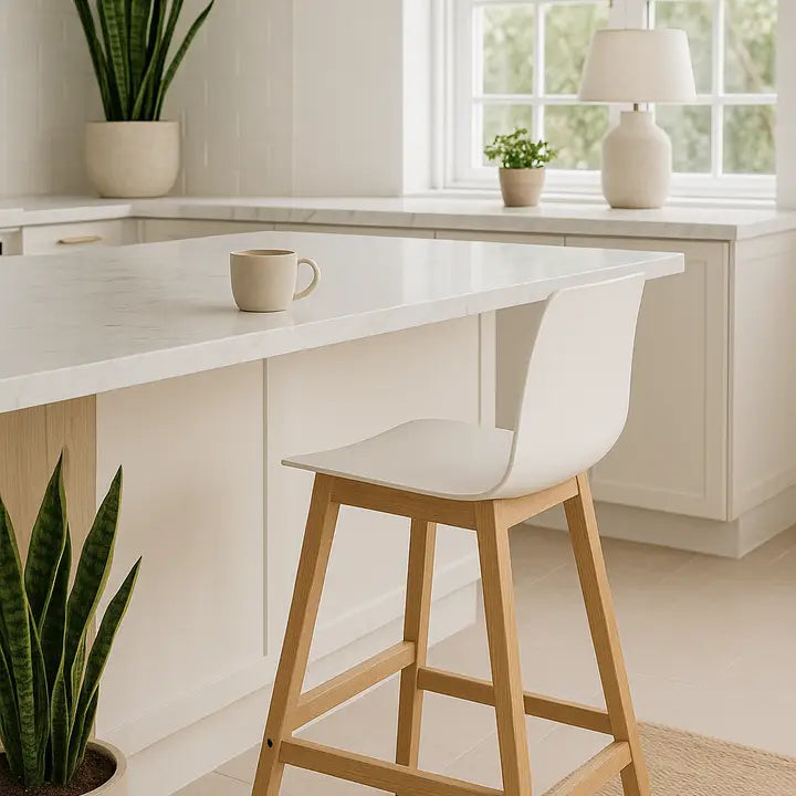 Bar Stool Ergo Set of 4, Nordic Style